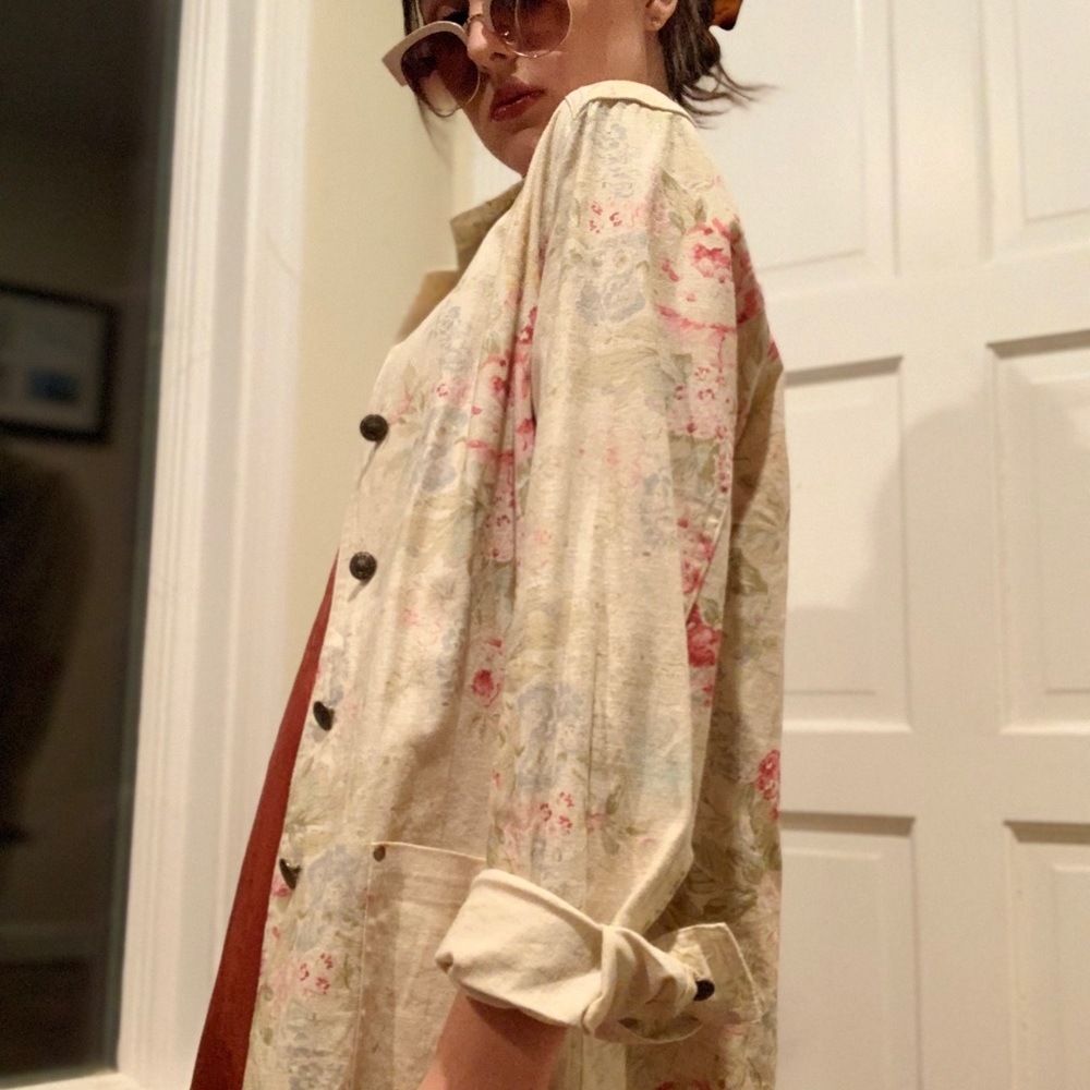 BOHO GRUNGE 90’s DENIM&CO FLORAL JACKET